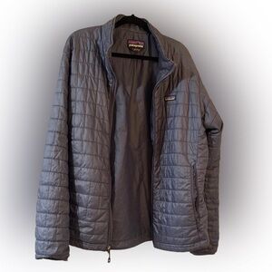 Patagonia Men's Quilted Puffer Jacket - Gray